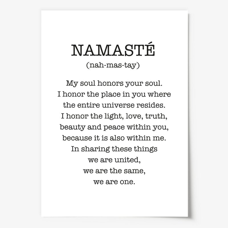 Poster: Namasté