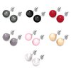 Boucles d'oreilles Coffret 7 Days Colorful Pearl - Argenté et Multi