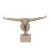 J-Line decoratie Sporter - marmer - polyresin - beige -large