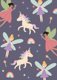 5x Mapa de unicornios y hadas