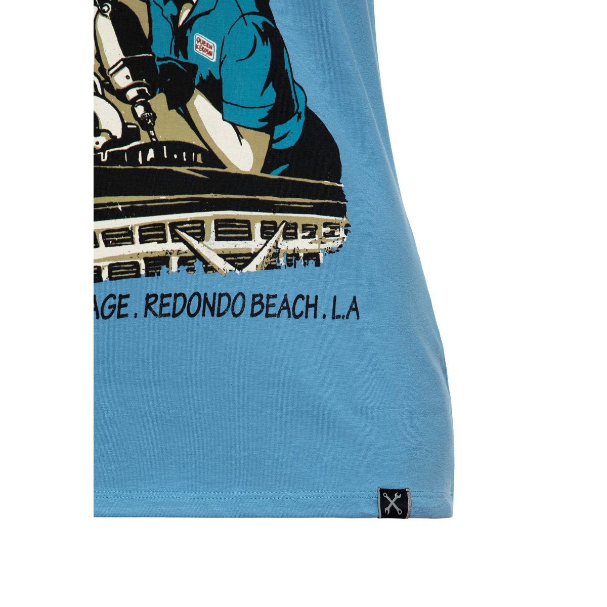 T-shirt with V-neck "Tune Up"