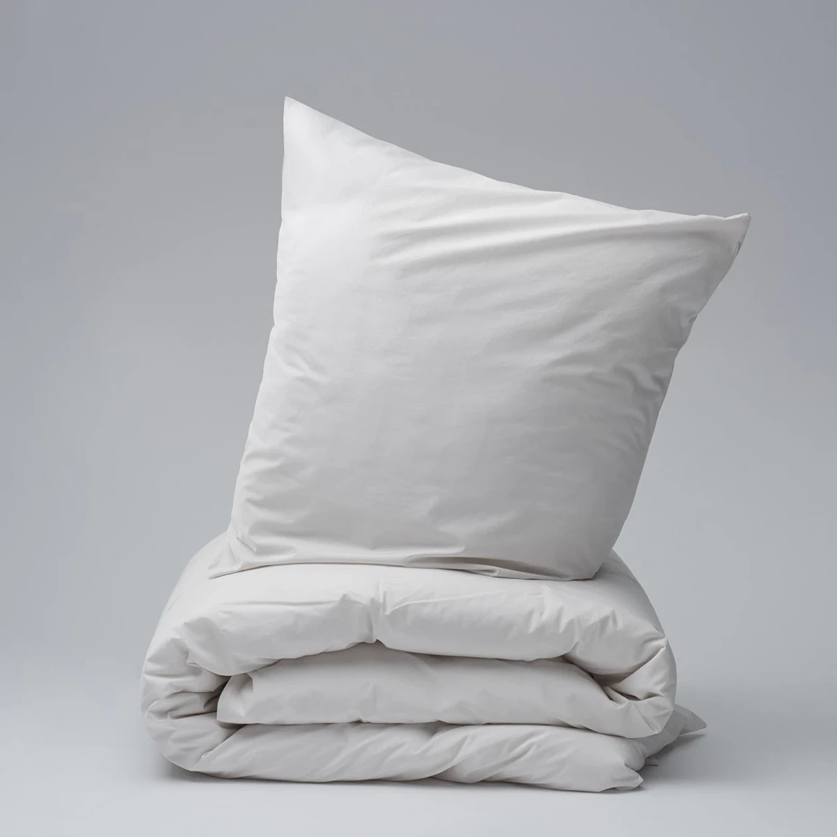 Mleko migdałowe 400TC Percale Duvet Zestaw