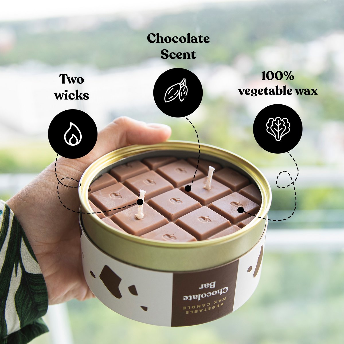 Chocoladereep CandleCan