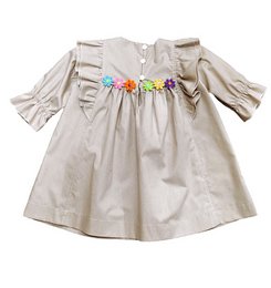 Robe à fleurs bio