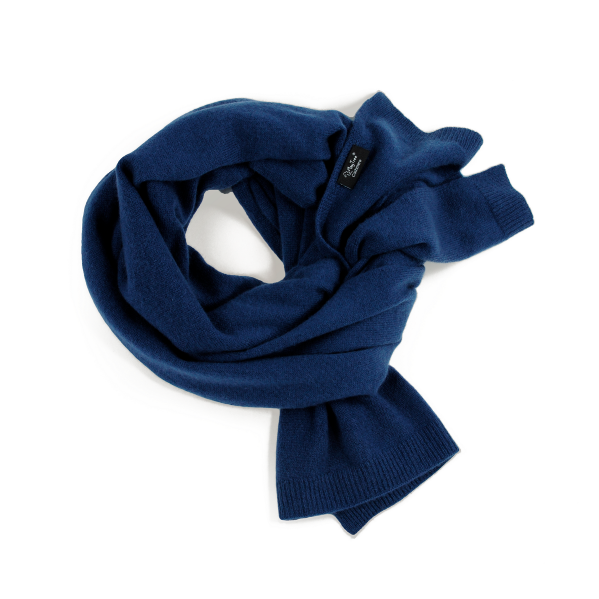 Cashmere sjaal warm 100% cashmere blauw