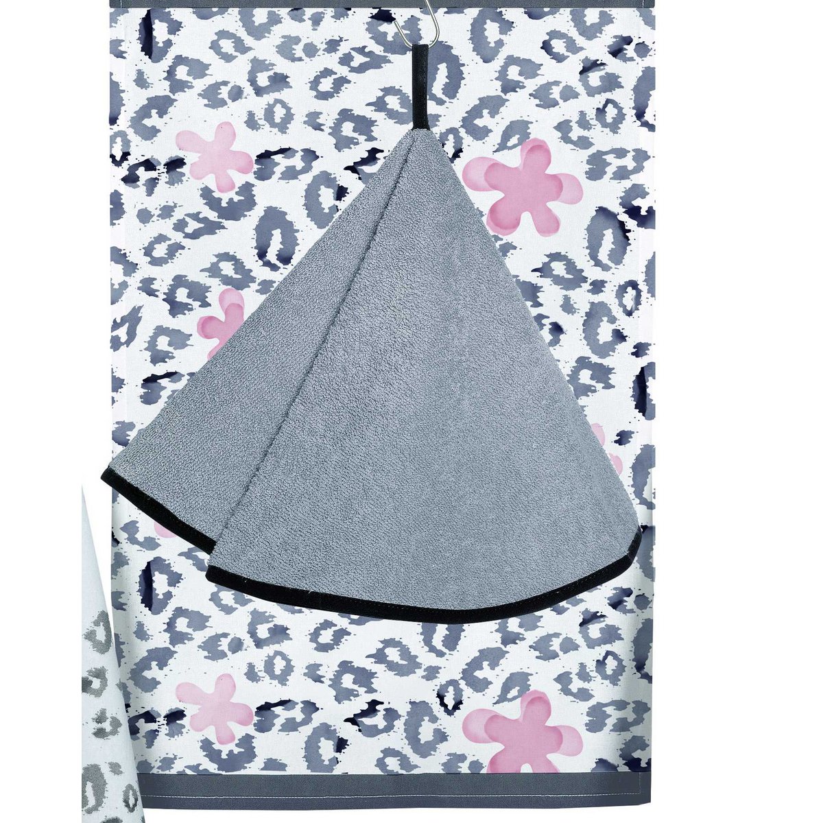 LOT DE 2 TORCHONS IMPRIMES 70X50CM 100%COTON 180G MINI YONA + NA