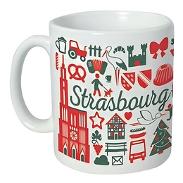 Taza de cerámica - Iconos de Estrasburgo