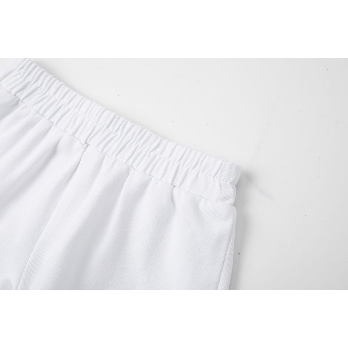 Short bébé fille blanc à volant BGV66612