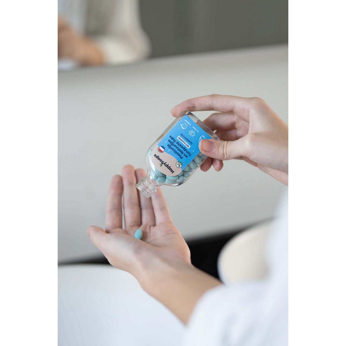 Toothpaste Tabs - with fluoride - spearmint