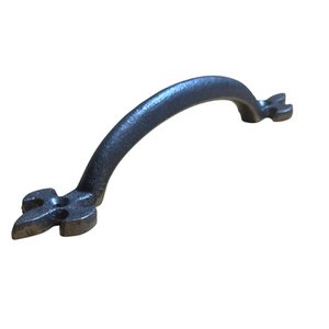 Französischer Liliengriff – Eisengriff – 18 cm – grau