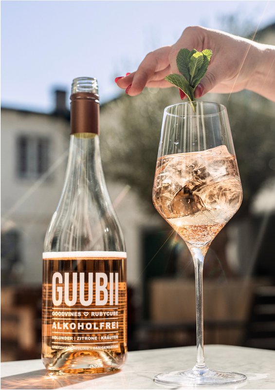 Aperitivo frizzante analcolico - 0,75l | GUUBII sambuco/limone