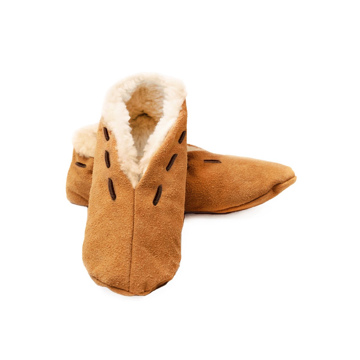 Syned leather with teddy fur