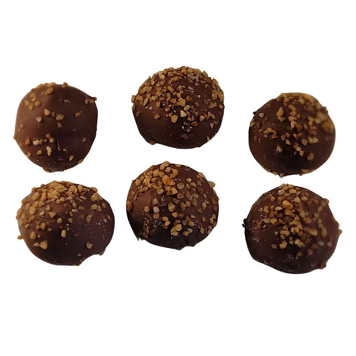 Hasselnøddepraline Trøfler, mælk 220 gram