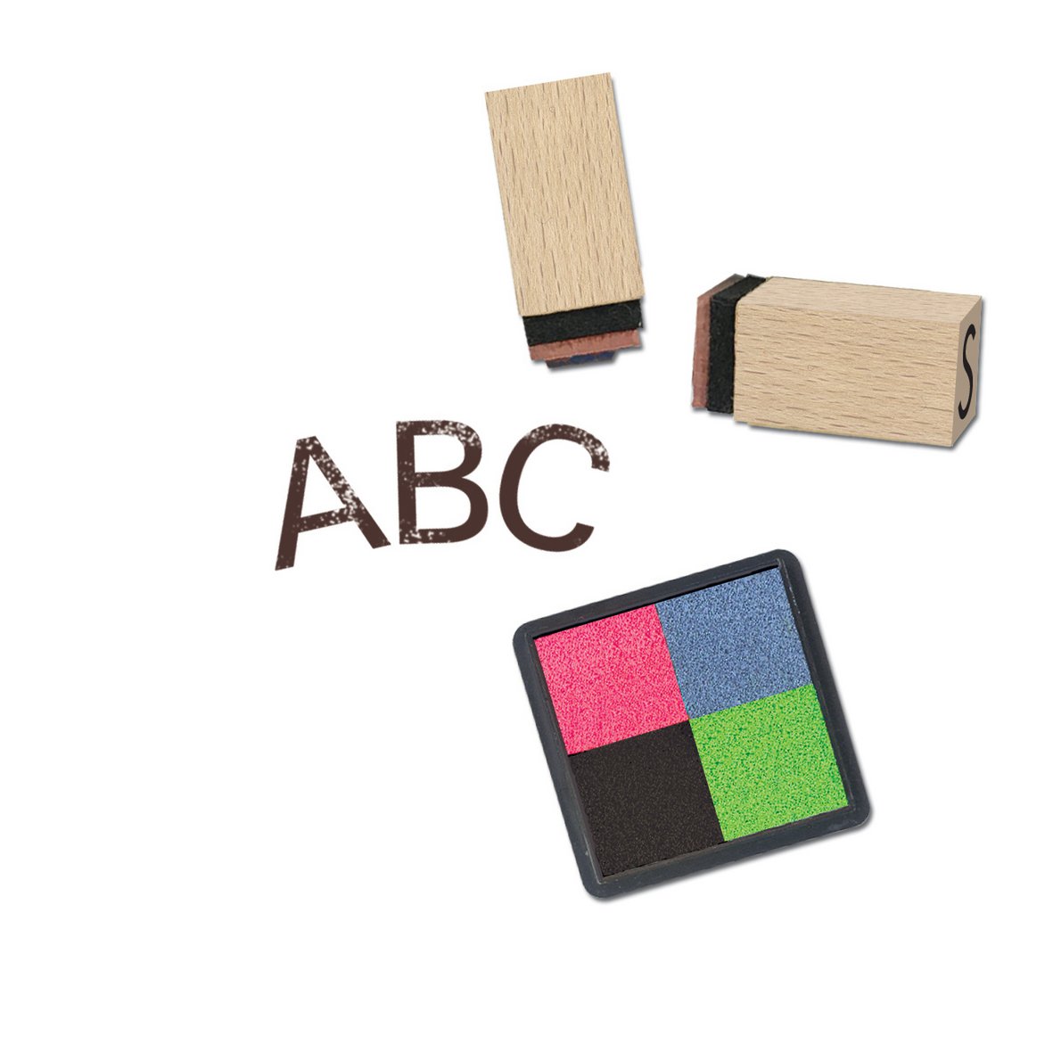 Mini alfabet stempels