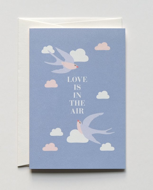Greeting Card Love Is In The Air