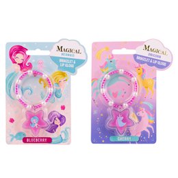 Merk met Lipgloss Magical Unicorn & Mermaid in The Unicorn and Mermaid Motif
