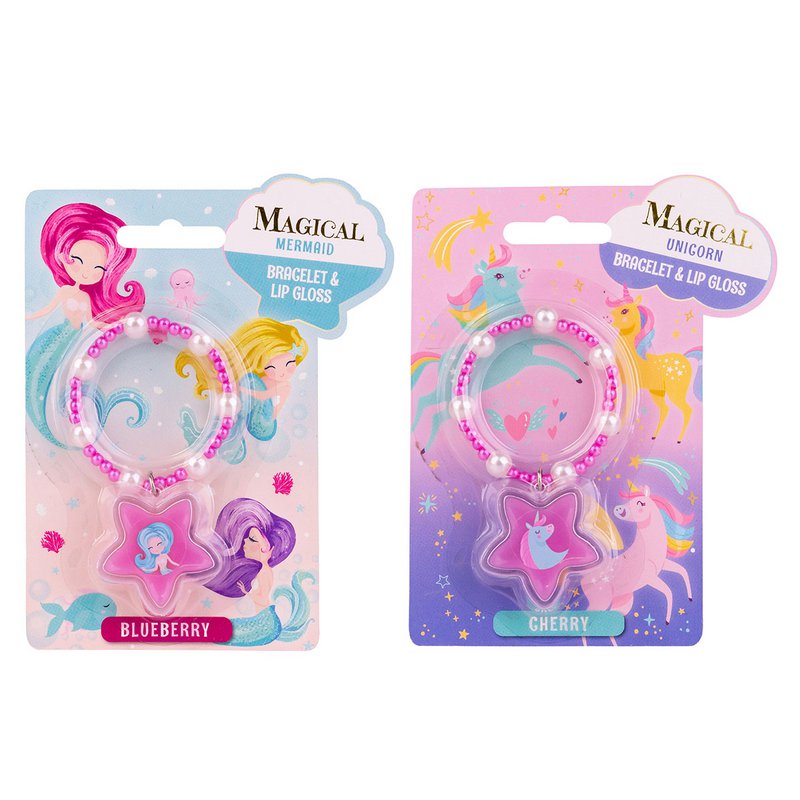 Merk met Lipgloss Magical Unicorn & Mermaid in The Unicorn and Mermaid Motif