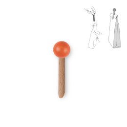 Clip per borsa in legno - colore