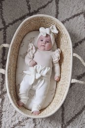 Creamy White Boho Knotted Headband