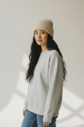 LEY! Wool hat “Saha” in vanilla copy