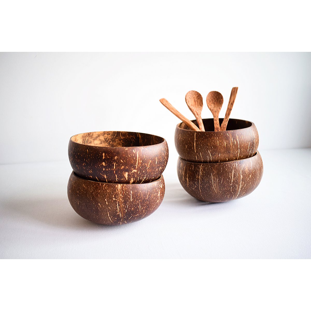 Father's Day Large Gift Pack Coconut Bowls | 2 bowls + 2 spoons