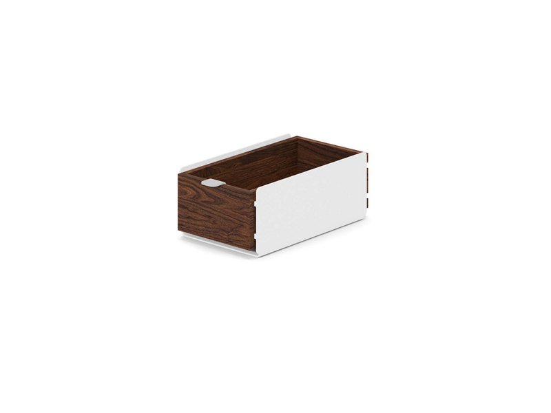 Cajón modular pequeño - Complemento de estante de escritorio doble