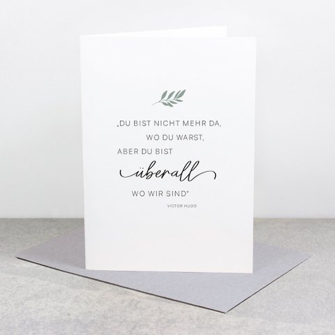 Sympathiekaart "Overal waar we zijn"