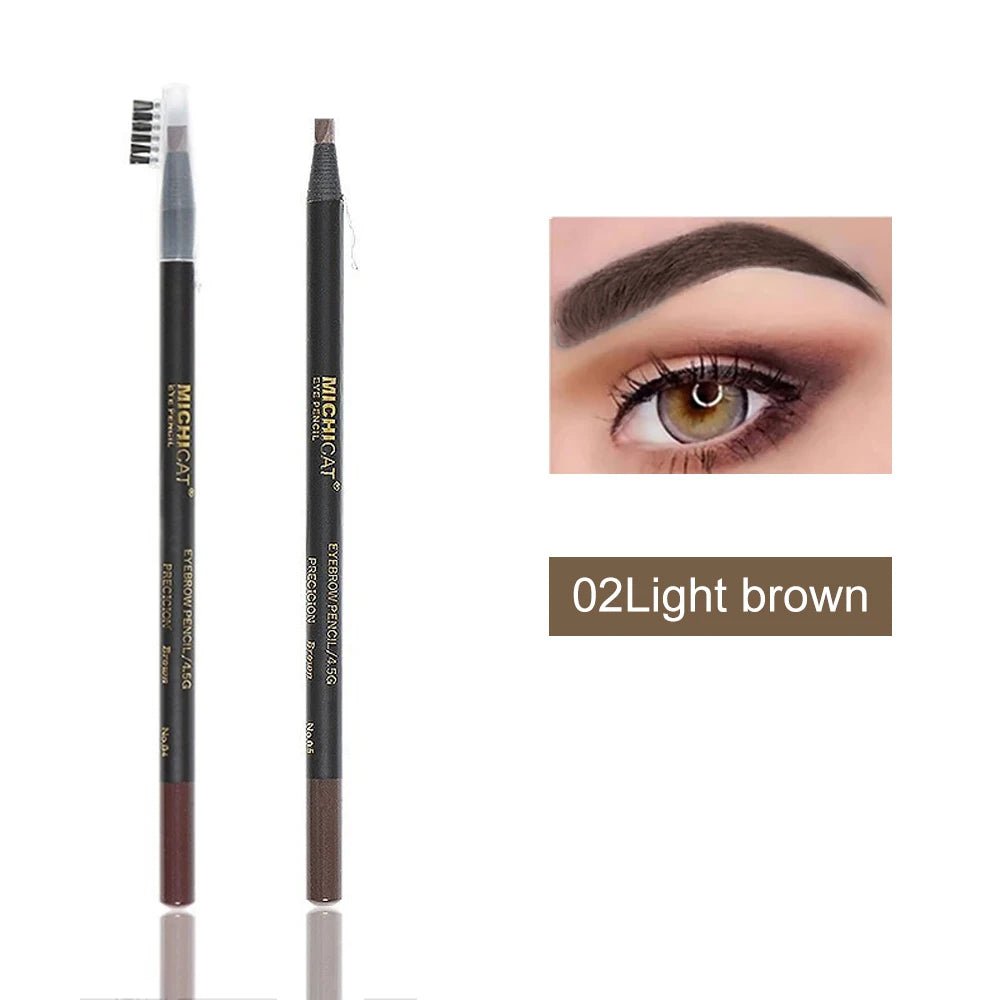 1PC Matita per sopracciglia Impermeabile Microblading Penna per sopracciglia Tinta tatuaggio Sopracciglia Trucco 6 colori Matita per sopracciglia naturale a lunga durata