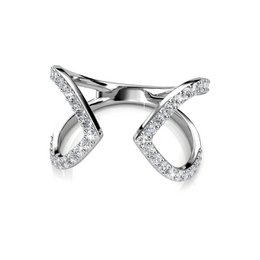 Aurora Ring - Sølv og krystal