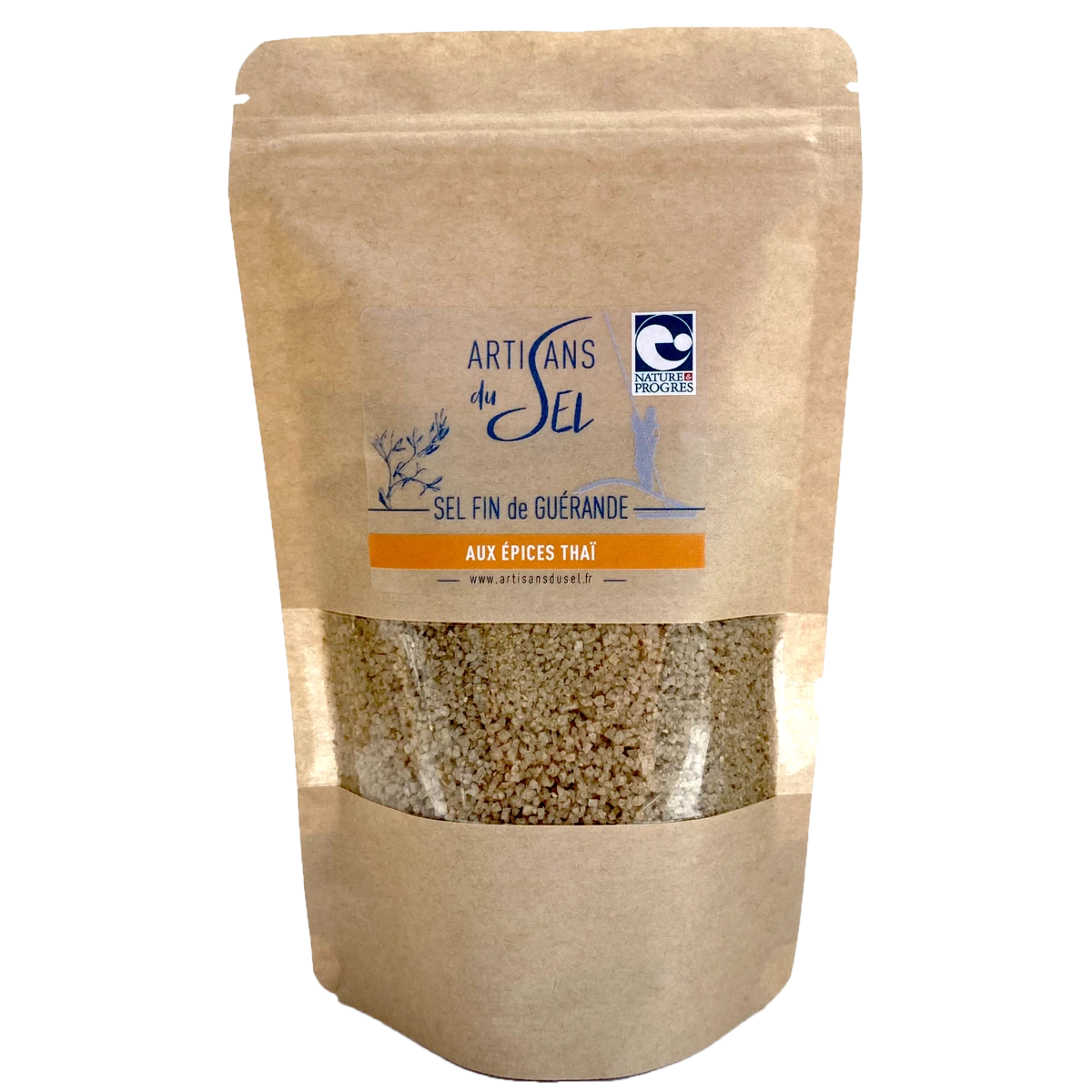 Fine salt of Guérande with Thai spices - 200g recharge | Salt craftsmen