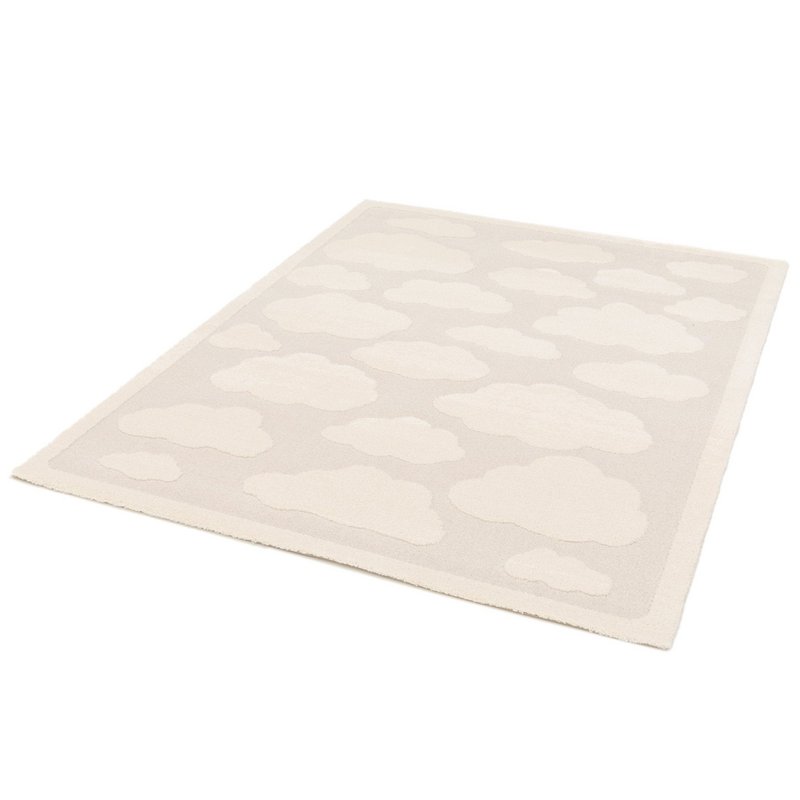 Tapis enfant avec effet relief NUAGES