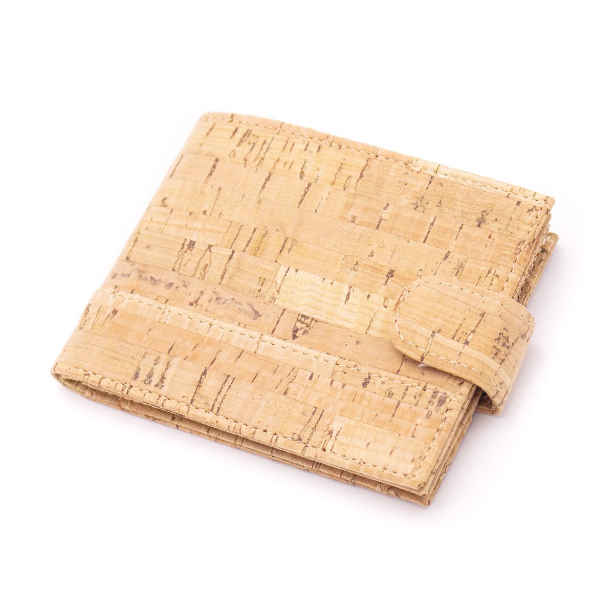 Portafoglio da uomo in sughero rustico naturale BAG-2232