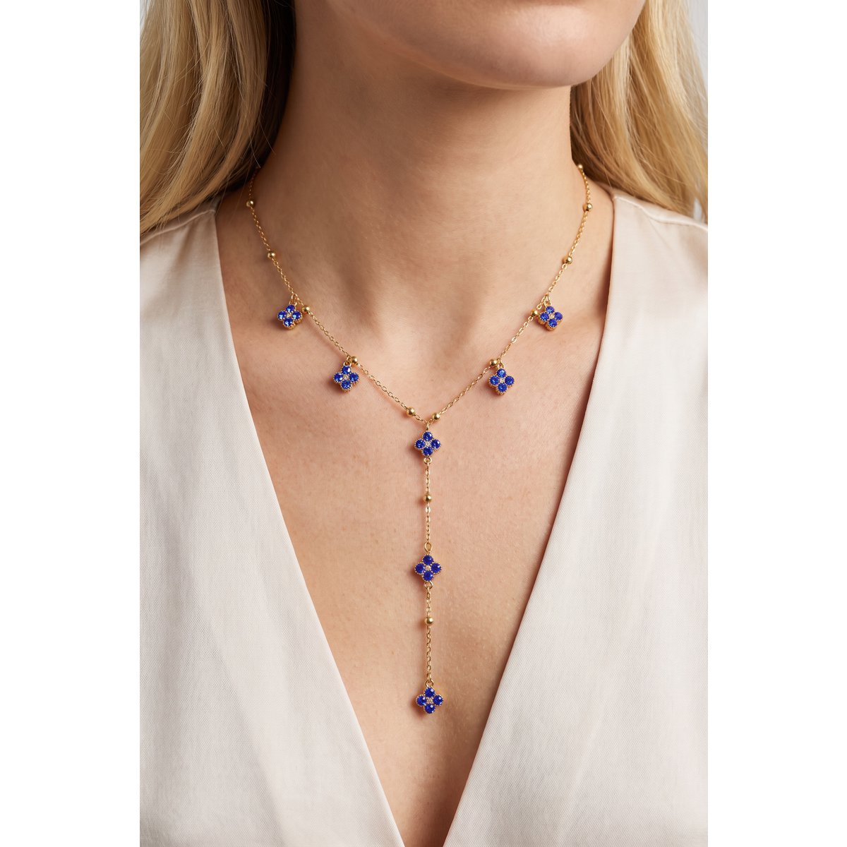 Collier Y en acier inoxydable