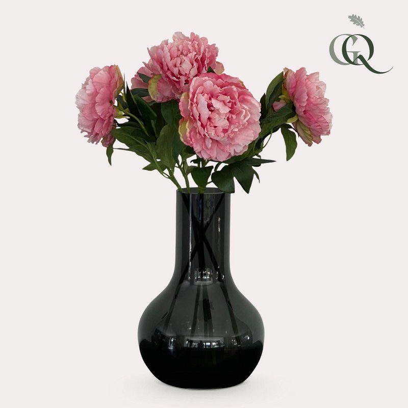 Kunstige blomster Solo - Lyserød - Pæoner - x 5 - 65cm
