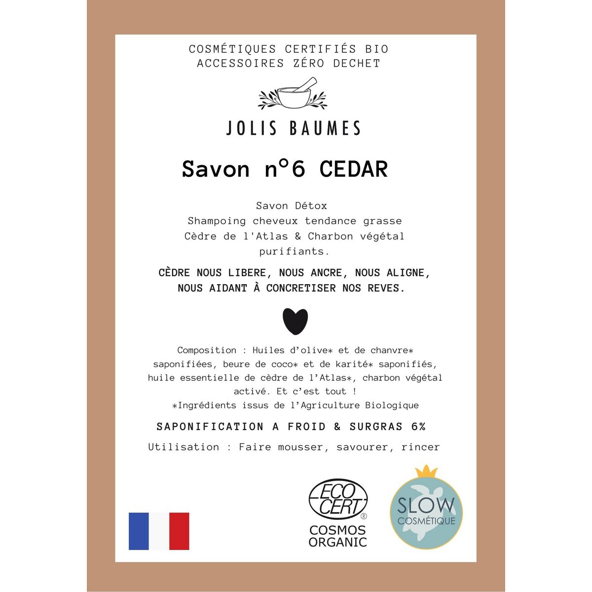 Jabón n°6 CEDRO