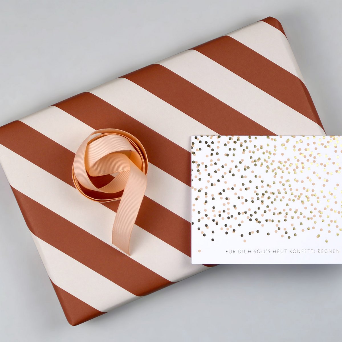 Geschenkpapier Streifen Cloe