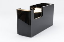 Klebebandabroller Schwarz Gold