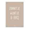 Garden poster sun wine bbq