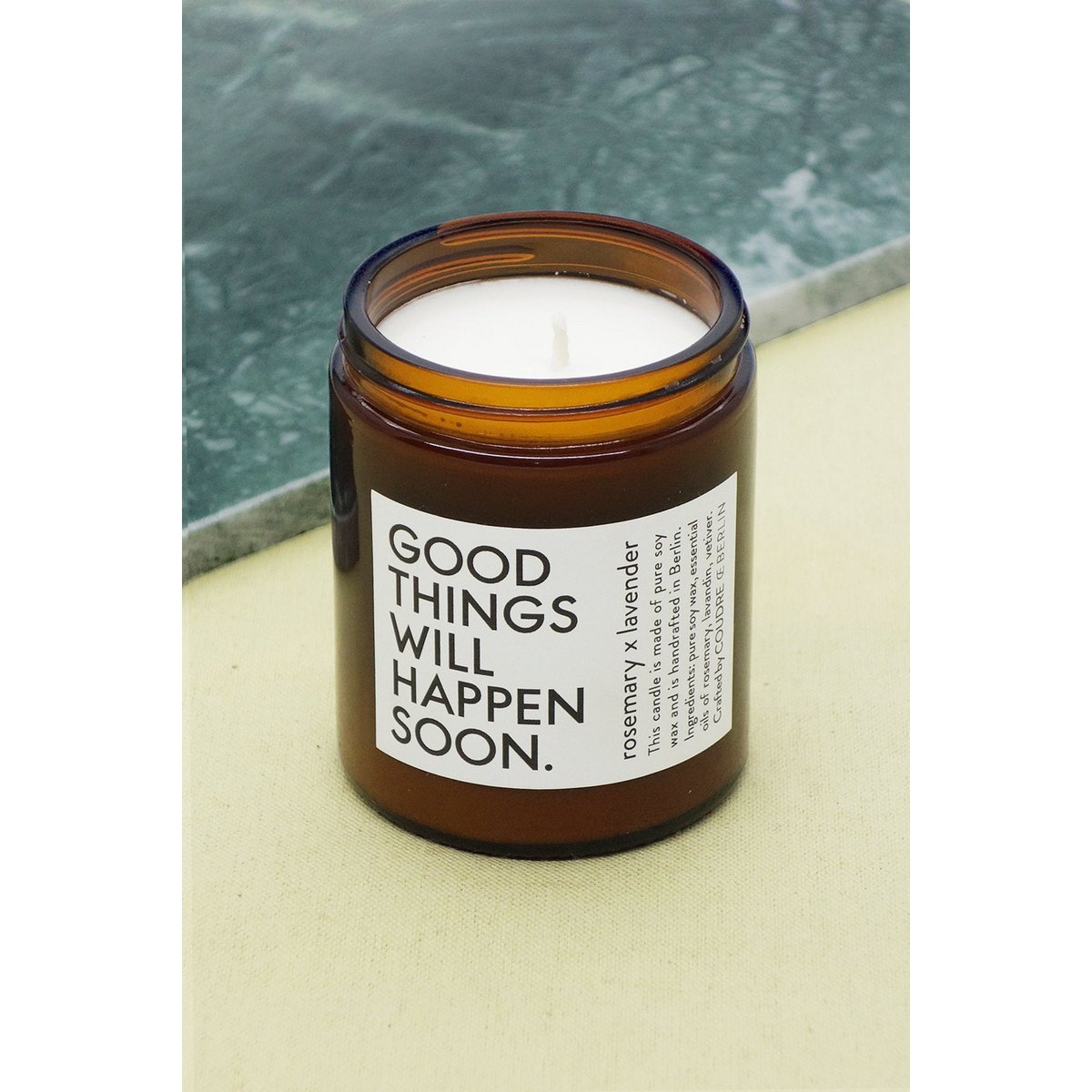 Good things ... Candle rosemary x lavender / ESSENTIALS scented candle