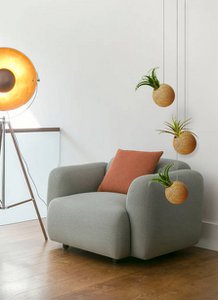 Hanging Sphere - Light Oak