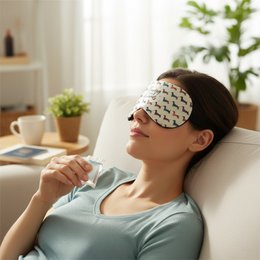 Dachshund Eye Mask - Cooling Gel Travel Sleep