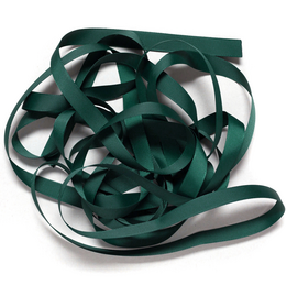Grangrønt gavebånd, mørkegrønt bånd let at binde, 16mm x 5m grønt grosgrain bånd til indpakning af julegaver