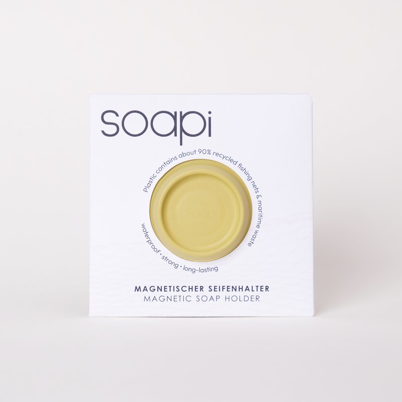 Soapi / Magnetic soap holder / Yellow