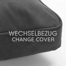 Wechselbezug Hundekissen Alcanterra anthrazit grau