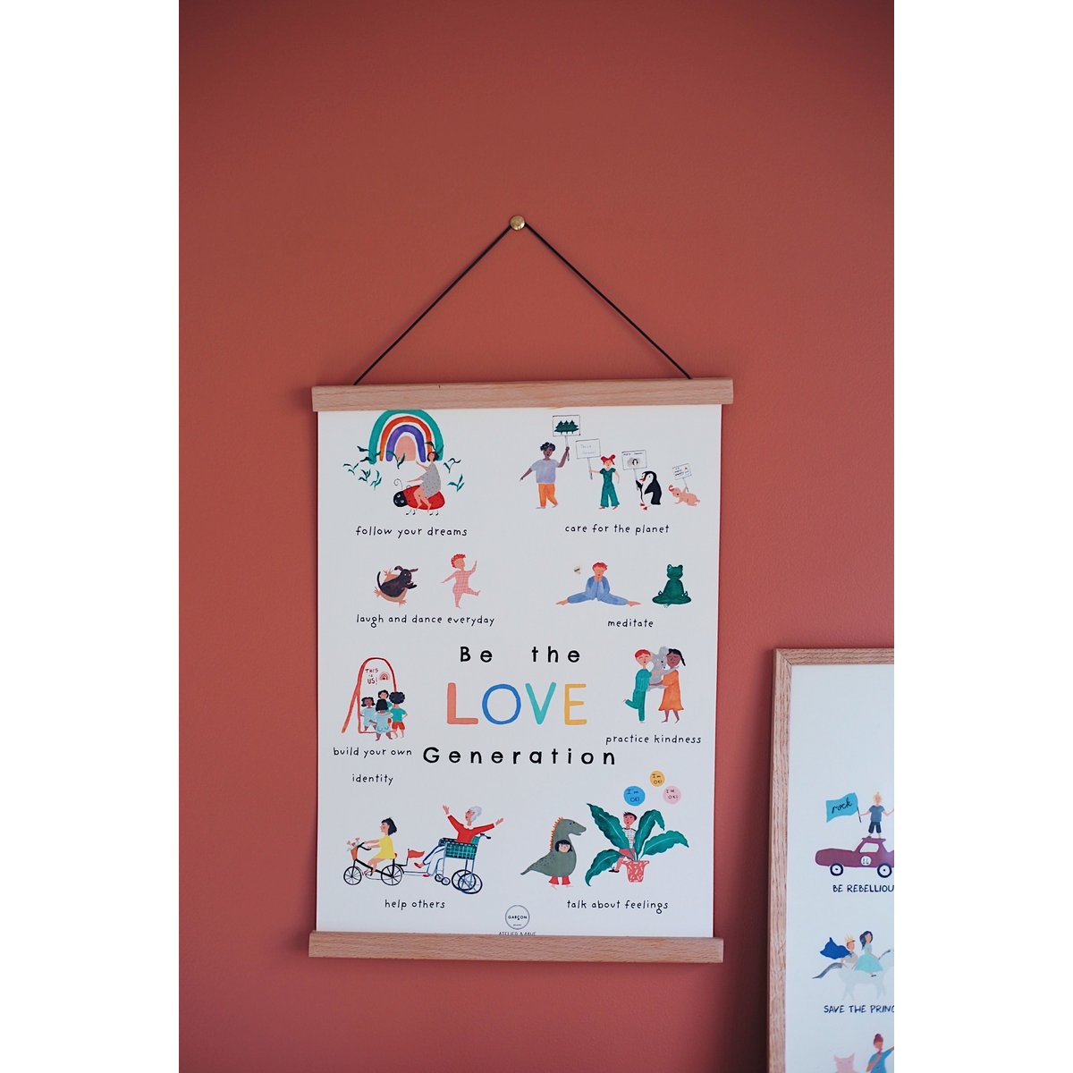Poster "Be the Love Generation" - 50 x 70 cm
