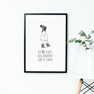 Sei du selbst, alle anderen gibt es schon - Poster 5er Set