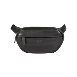 K0012AB | Pouch in genuine full grain leather, with light grain. 4 pockets with zip closure. Polished Nickel Accessories. Black colour. Dimensions: 25 x 13 x 5.5 cm. Packaging: Tnt bag