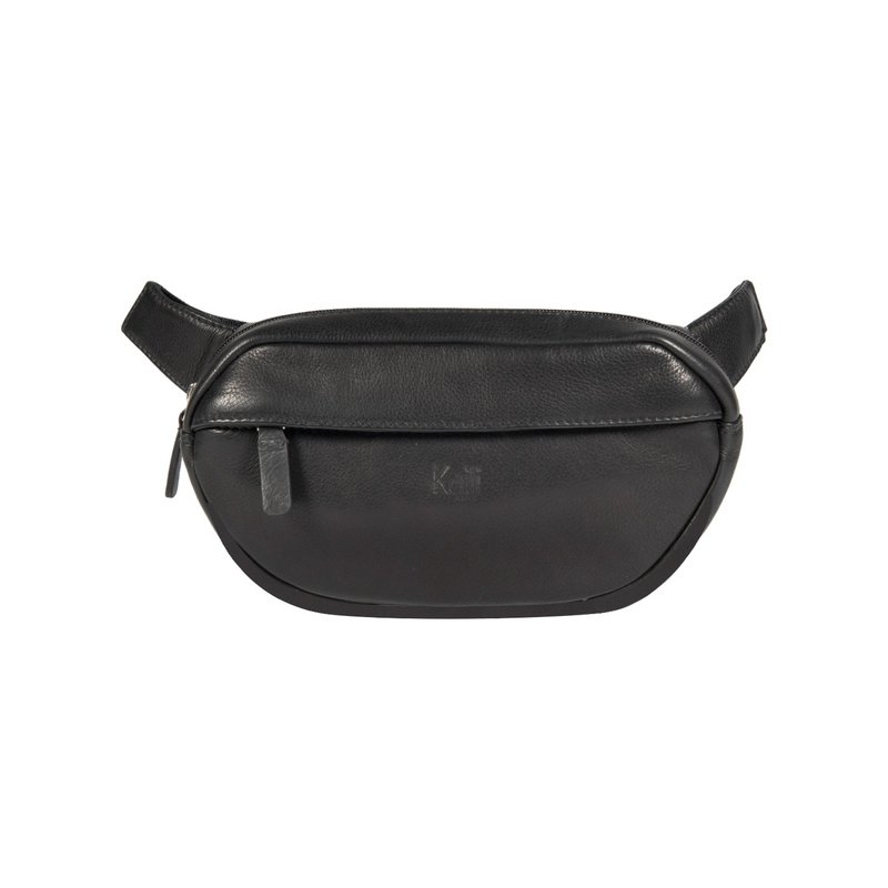 K0012AB | Pouch in genuine full grain leather, with light grain. 4 pockets with zip closure. Polished Nickel Accessories. Black colour. Dimensions: 25 x 13 x 5.5 cm. Packaging: Tnt bag