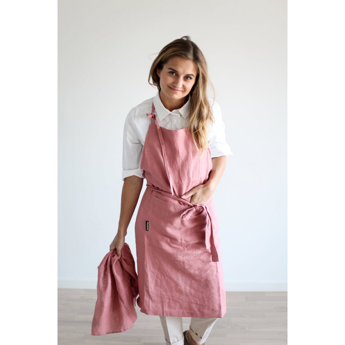 Apron / Pinky coral