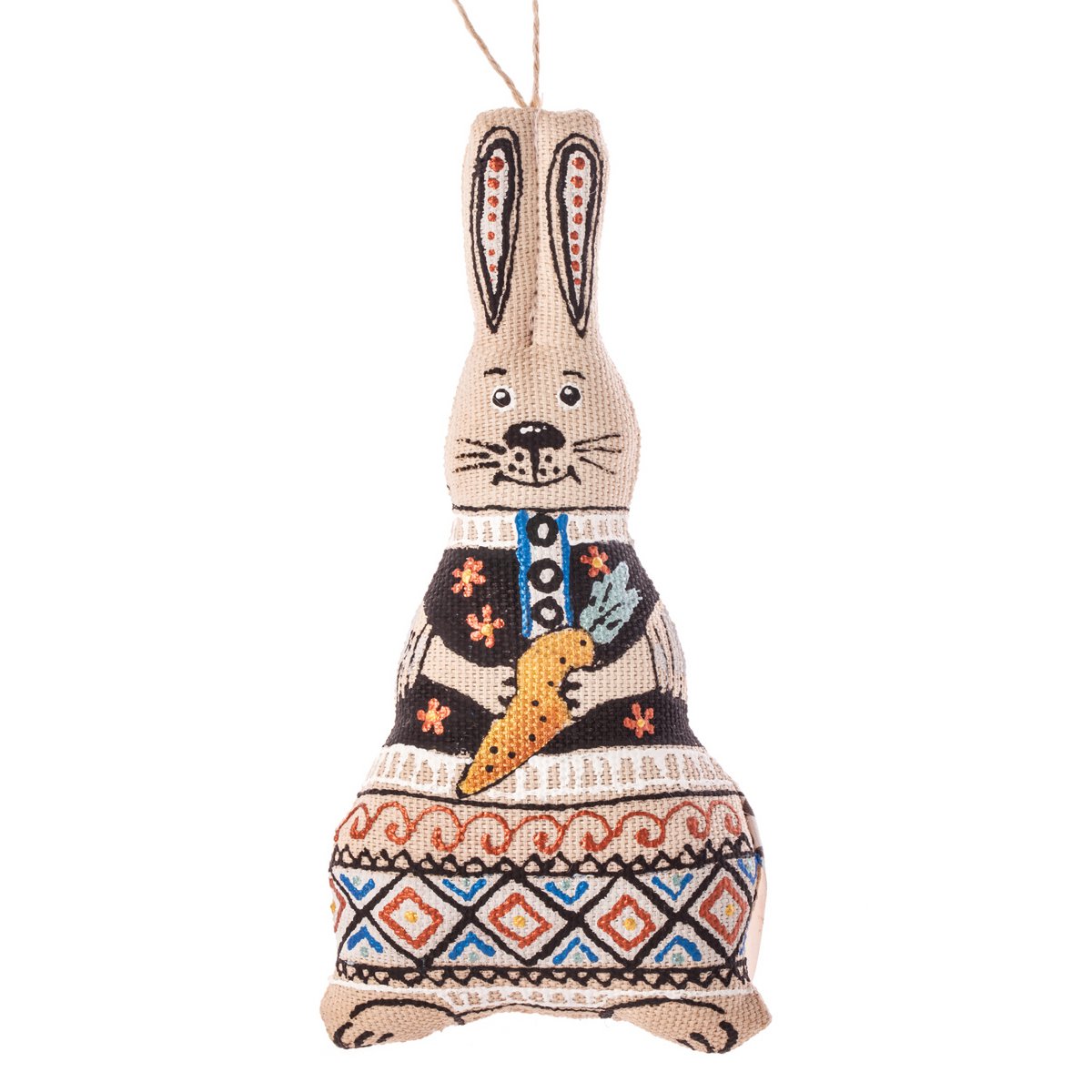 Easter Doe-hare with a carrot